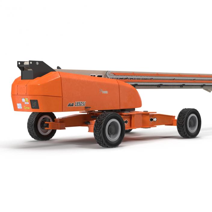 Telescopic Boom Lift JLG 1850 sj Rigged 3D model